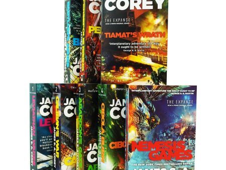 The Expanse Series 8 Books Collection Set by James S. A. Corey - Fiction - Paperback For Cheap