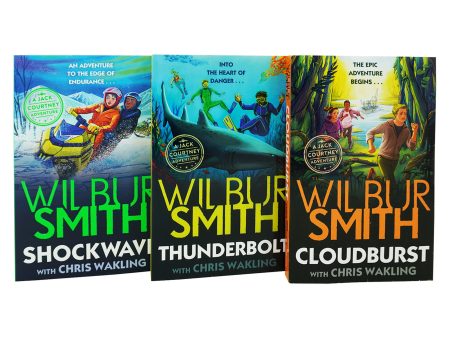 Jack Courtney Adventures Series 3 Books Collection Set by Wilbur Smith - Ages 9+ - Paperback For Sale