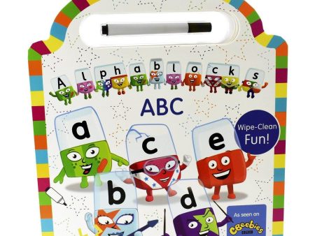 Alphablocks official Wipe Clean ABC - Pen Included Board book - Age 0-5 Online