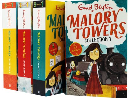 Malory Towers Collection By Enid Blyton 4 Books 12 Story - Ages 8-11 - Paperback Hot on Sale