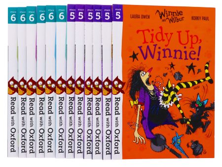 Read With Oxford: Winnie and Wilbur 12 Books Collection Set (Stage 5 & 6) By Laura Owen - Ages 5-6 - Paperback For Cheap