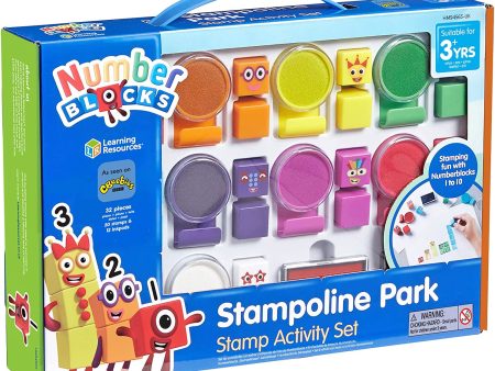 Numberblocks Stampoline Park Stamp Activity Set by Learning Resources - Ages 3+ Fashion