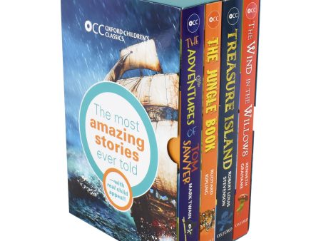 Oxford Children Classics World of Adventure 4 Books Set - Age 9-11 - Paperback Cheap