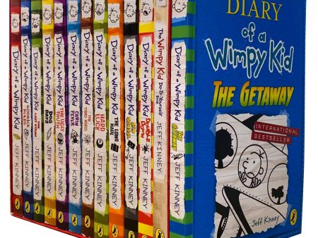 Diary of a Wimpy Kid Collection 13 Books Set by Jeff Kinney - Ages 7-12 - Paperback Online Hot Sale