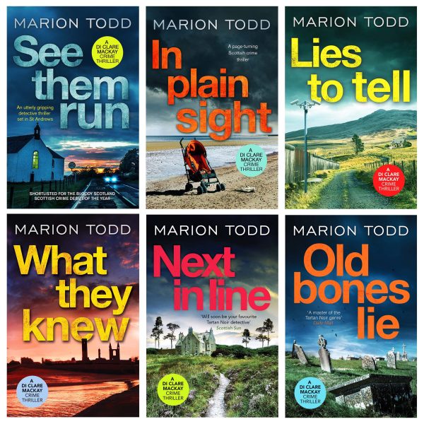 Detective Clare Mackay Series By Marion Todd 6 Books Collection Set - Fiction - Paperback For Sale