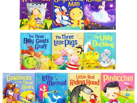 My First Fairy Tales Classics 10 Books Collection Set - Age 3-5 - Paperback Hot on Sale