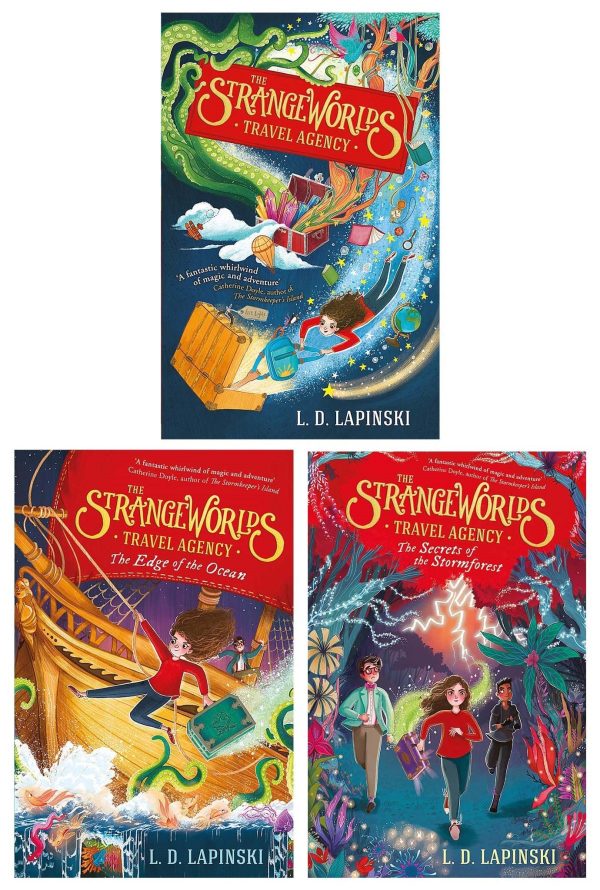 Strangeworlds Travel Agency Collection 3 Books Set By L.D. Lapinski - Ages 8-12 - Paperback Online Sale