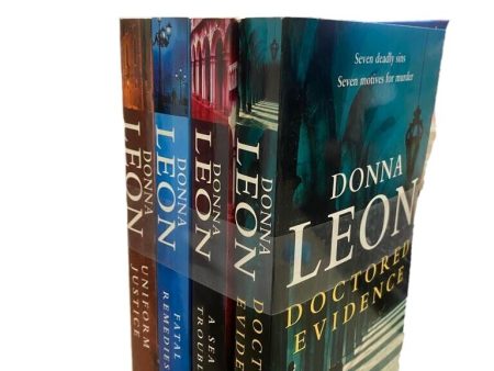 Commissario Brunetti Series 4 Books Set By Donna Leon (Book 8,10,12 & 13) - Fiction - Paperback Discount