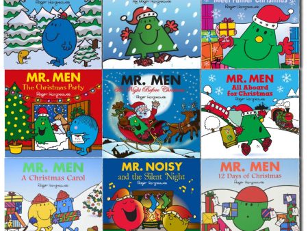 Mr Men Christmas 9 Books Collection By Roger Hargreaves Sale