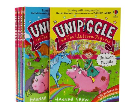 Unipiggle the Unicorn Pig Series by Hannah Shaw 5 Books Collection Set - Ages 6-9 - Paperback Fashion