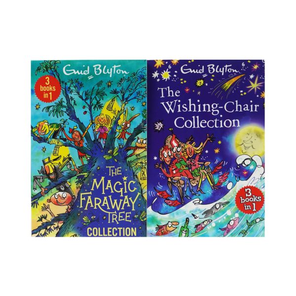 The Wishing-Chair & The Magic Faraway Tree By Enid Blyton 2 Books 6 Story Collection Set - Ages 5-8 - Paperback Online