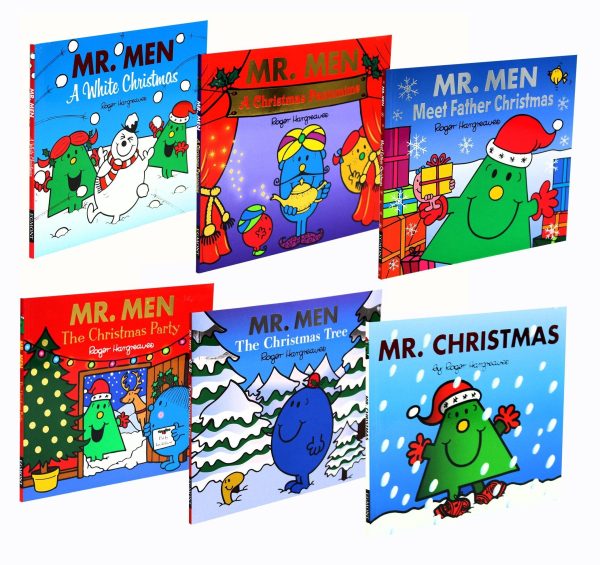 Mr Men 6 Christmas Books - Children s Literature - Paperback - Roger Hargreaves Supply