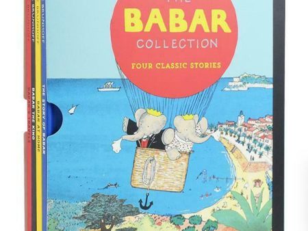 Babar 4 Books Classic Stories Collection - Ages 5-7 - Hardback By Jean De Brunhoff Hot on Sale