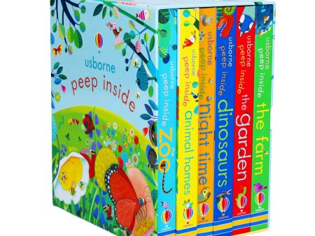 Peep Inside Complete 6 Books Collection By Usborne - Ages 2+ - Board Books Online now