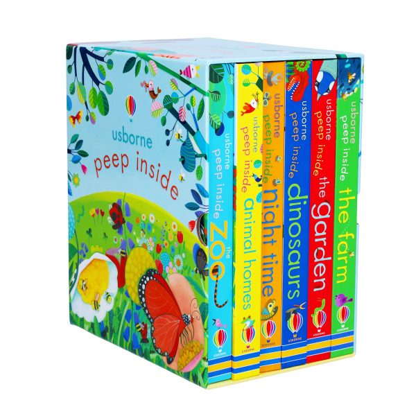 Peep Inside Complete 6 Books Collection By Usborne - Ages 2+ - Board Books Online now