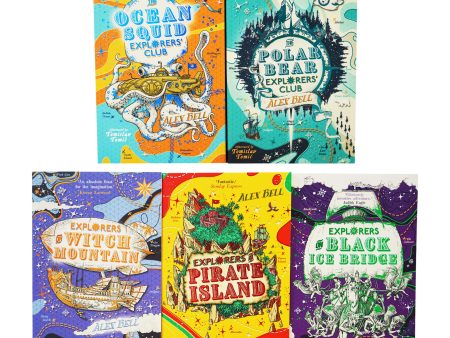 The Polar Bear Explorers Club 5 Books Collection Set by Alex Bell - Age 9-12 - Paperback Online Hot Sale