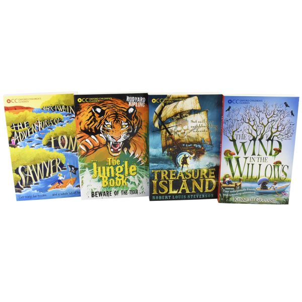 Oxford Children Classics World of Adventure 4 Books Set - Age 9-11 - Paperback Cheap