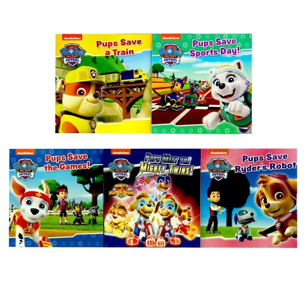 Nickelodeon PAW Patrol Pups Collection 5 Books Set - Ages 2-5 - Paperback Online