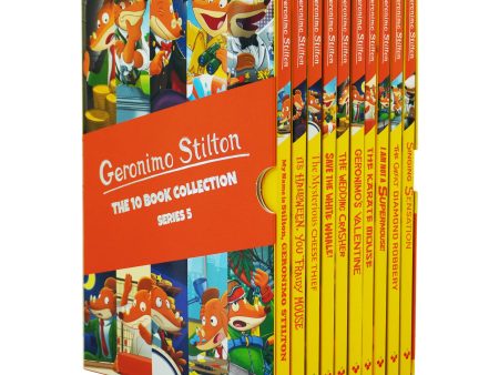 Geronimo Stilton The 10 Book Collection (Series 5) Box Set - Ages 5-7 - Paperback Online Sale