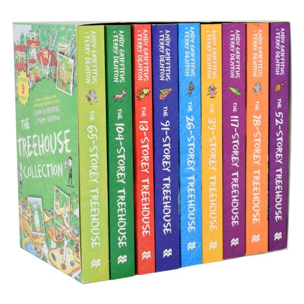 The Treehouse Series 9 Book Collection by Andy Griffiths & Terry Denton - Ages 7-9 - Paperback on Sale