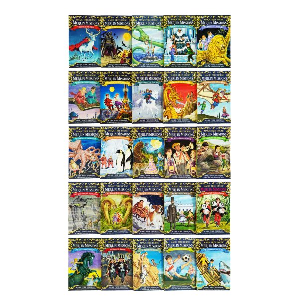 Magic Tree House Merlin Missions by Mary Pope Osborne: Books 1-25 Box Set - Ages 7+ - Paperback Online Hot Sale