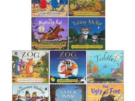 Julia Donaldson Axel Scheffler 10 Book Collection - Ages 5-7 - Paperback Discount