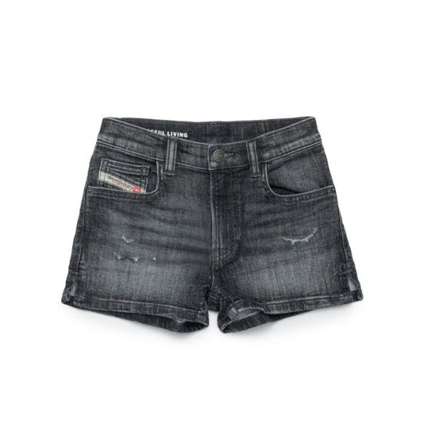 Girls Denim Black Shorts Online now