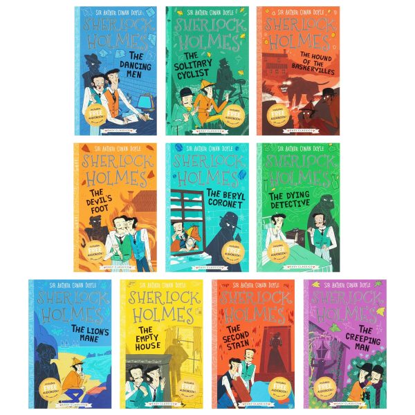 The Sherlock Holmes Children s Collection: Creatures, Codes and Curious Cases 10 Books (Series 3) by Sir Arthur Conan Doyle - Age 7-11 - Paperback Fashion