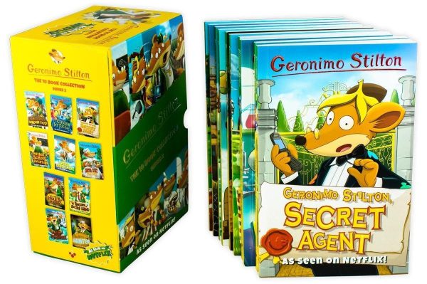 Geronimo Stilton Series 1 & 2 Collection 20 Books Box Set - Ages 5-7 - Paperback Cheap