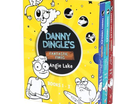 Danny Dingle s Fantastic Finds 3 Books Box Set By Angie Lake - Ages 7-12 - Humour - Paperback Sale