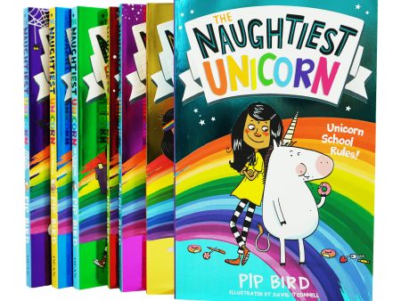 The Naughtiest Unicorn Series 7 Books Collection Set By Pip Bird - Ages 5-8 - Paperback Online now