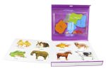 First Learning Play Set: Animals by Priddy Books - Ages 0-5 - Board Book Hot on Sale