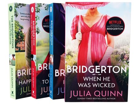 Bridgerton by Julia Quinn: Books 6-9 Collection 4 Books Set - Fiction - Paperback Cheap