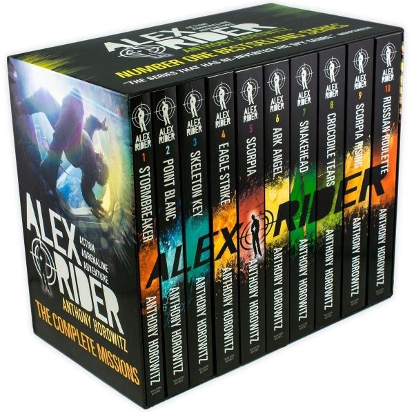 Alex Rider 10 Books Box Set Collection - Spy Fiction - Paperback - Anthony Horowitz For Sale