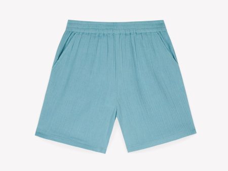 Boys & Girls Blue Cotton Shorts Online Sale