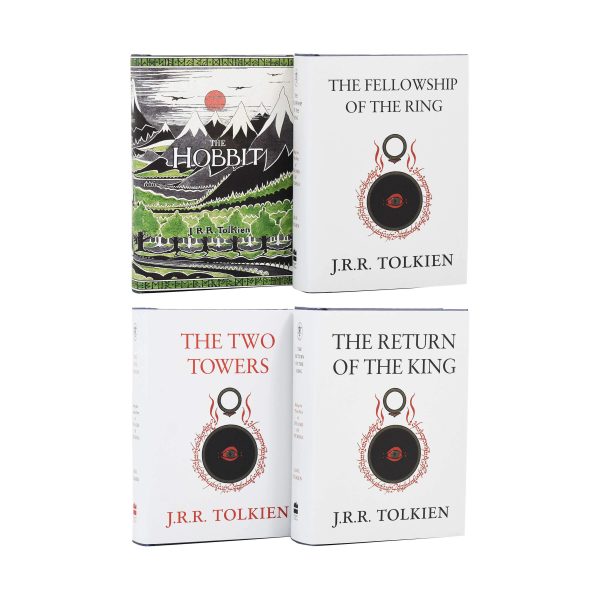 The Hobbit & The Lord of the Rings Gift Set: A Middle-earth Treasury 4 Books Set By J. R. R. Tolkien - Fiction - Hardback Online now