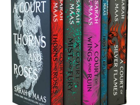 A Court of Thorns and Roses 5 Books Box Set by Sarah J. Maas - Ages 17+ - Hardback For Cheap