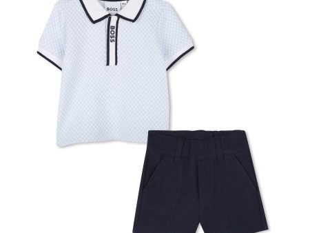 Baby Boys Light Blue Cotton Sets Discount