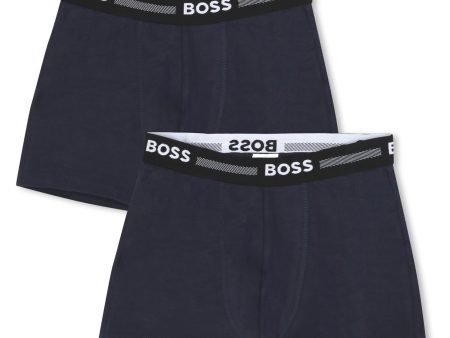 Boys Navy Cotton Underwear Set(2 Pack) Fashion