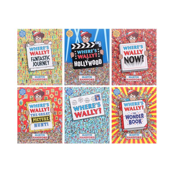 Where s Wally? 6 Books Collection By Martin Handford - Ages 7-9 - Paperback For Sale