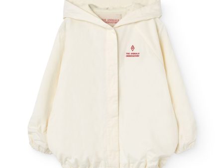 Boys & Girls White Hooded Jacket on Sale