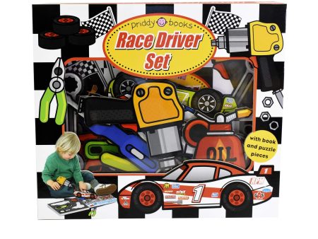 Let s Pretend Race Driver Set by Priddy Books - Ages 0-5 - Board Book on Sale