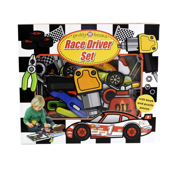 Let s Pretend Race Driver Set by Priddy Books - Ages 0-5 - Board Book on Sale