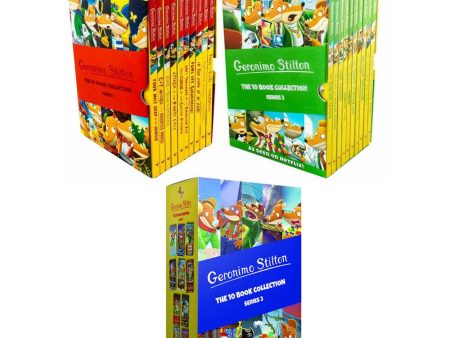 Geronimo Stilton Series 1-3 Collection 30 Books Box Set - Ages 7-9 - Paperback For Cheap