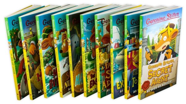 Geronimo Stilton Series 1 & 2 Collection 20 Books Box Set - Ages 5-7 - Paperback Cheap