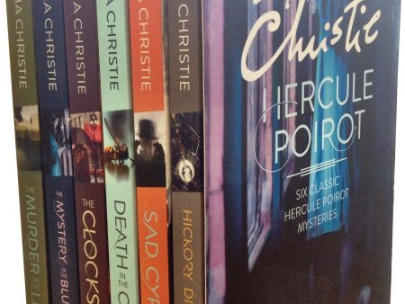 Hercule Poirot by Agatha Christie 6 Books Box Set - Fiction - Paperback Cheap