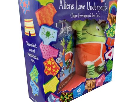 Aliens Love Underpants Book with Pantstastic Alien Toys By Claire Freedman & Ben Cort - Ages 2+ - Paperback on Sale