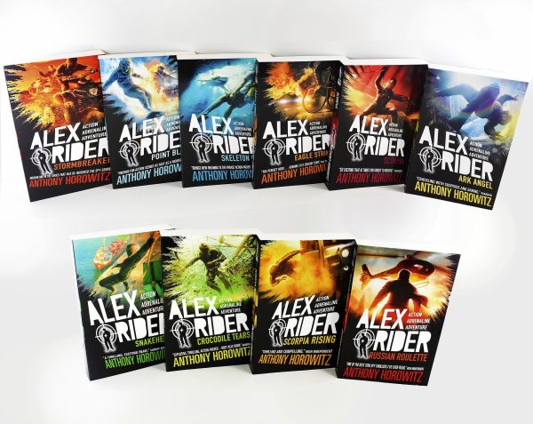 Alex Rider 10 Books Box Set Collection - Spy Fiction - Paperback - Anthony Horowitz For Sale