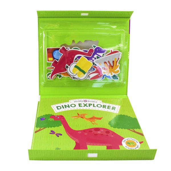 Let s Pretend Dino Explorer by Priddy Books - Ages 0-5 - Board Book Online Hot Sale