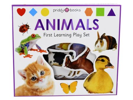 First Learning Play Set: Animals by Priddy Books - Ages 0-5 - Board Book Hot on Sale